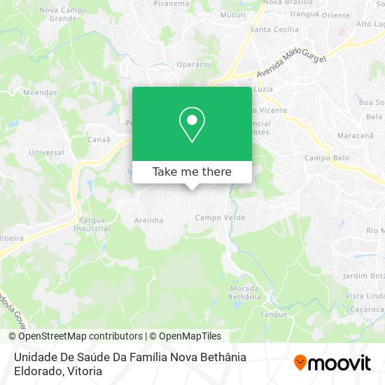 Unidade De Saúde Da Família Nova Bethânia Eldorado map