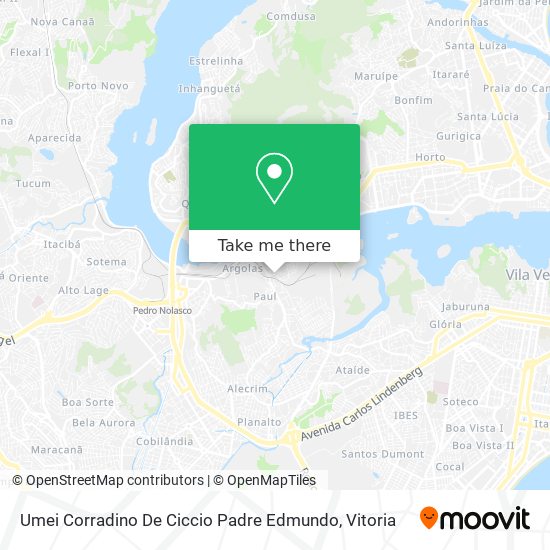 How to get to Umei Corradino De Ciccio Padre Edmundo in Argolas by Bus?