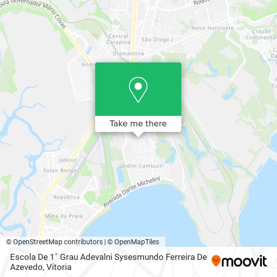 Escola De 1˚ Grau Adevalni Sysesmundo Ferreira De Azevedo map