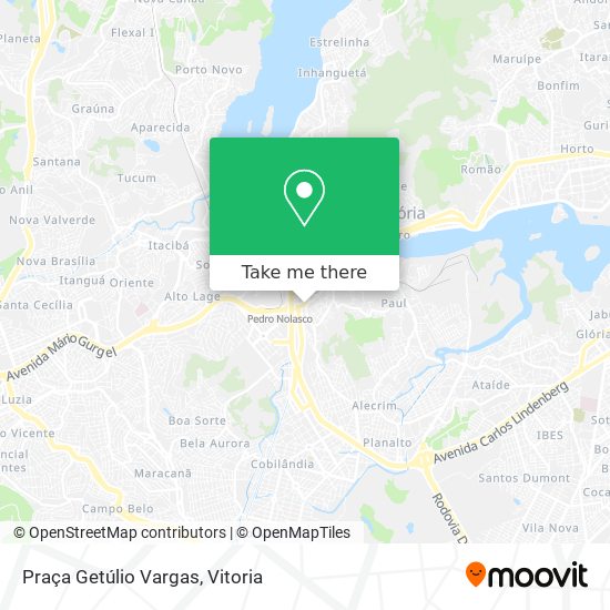 Praça Getúlio Vargas map