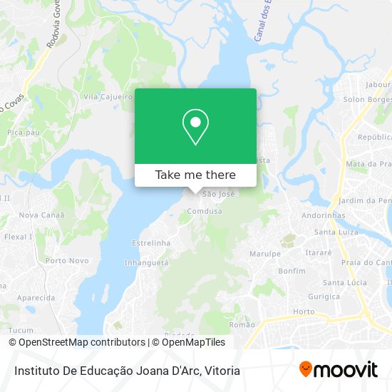 Instituto De Educação Joana D'Arc map
