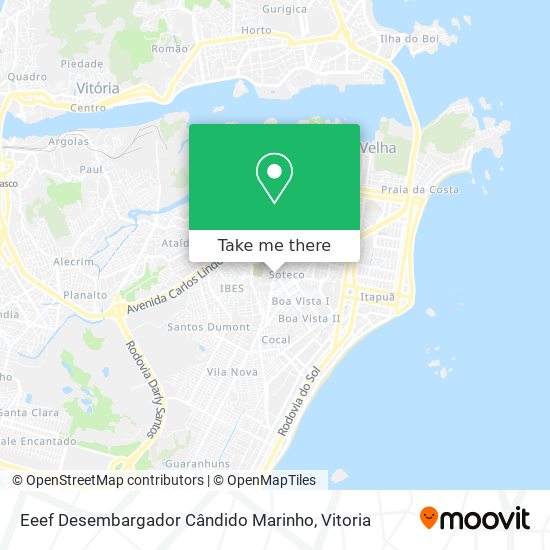 Mapa Eeef Desembargador Cândido Marinho