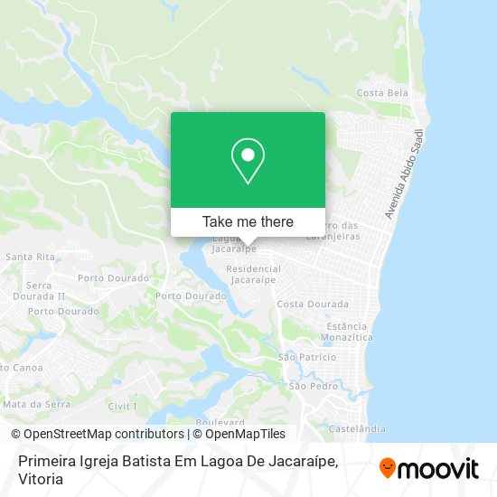 Primeira Igreja Batista Em Lagoa De Jacaraípe map