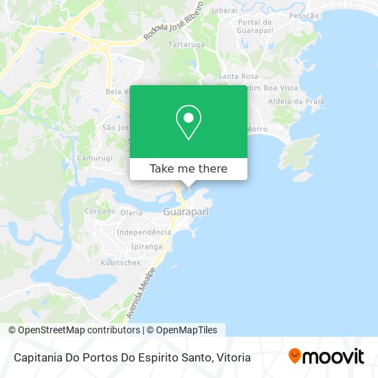 Capitania Do Portos Do Espirito Santo map