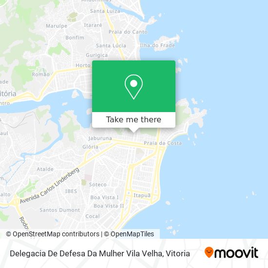 Mapa Delegacia De Defesa Da Mulher Vila Velha