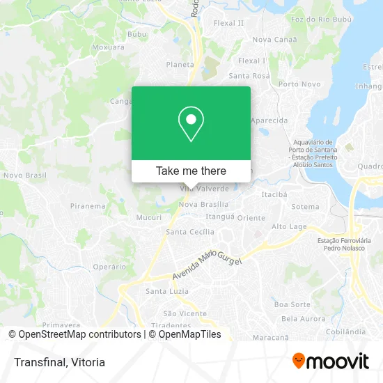 Transfinal map