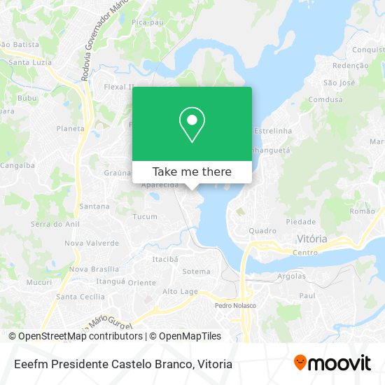 Eeefm Presidente Castelo Branco map