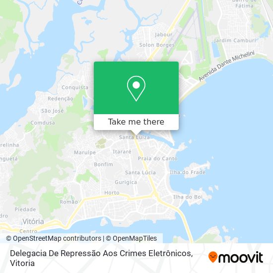 Delegacia De Repressão Aos Crimes Eletrônicos map