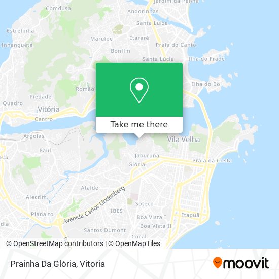 Prainha Da Glória map