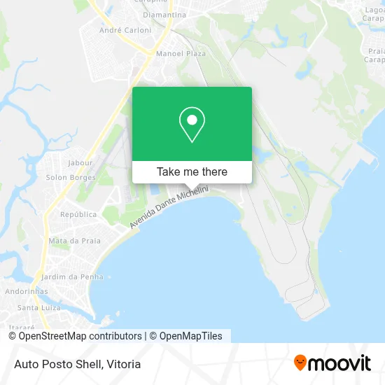 Auto Posto Shell map