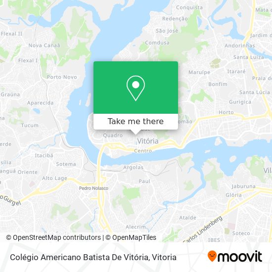 Colégio Americano Batista De Vitória map