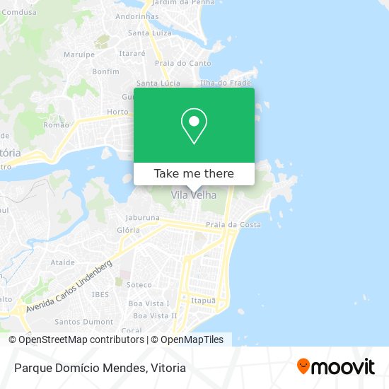 Parque Domício Mendes map