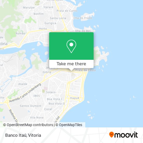 Banco Itaú map