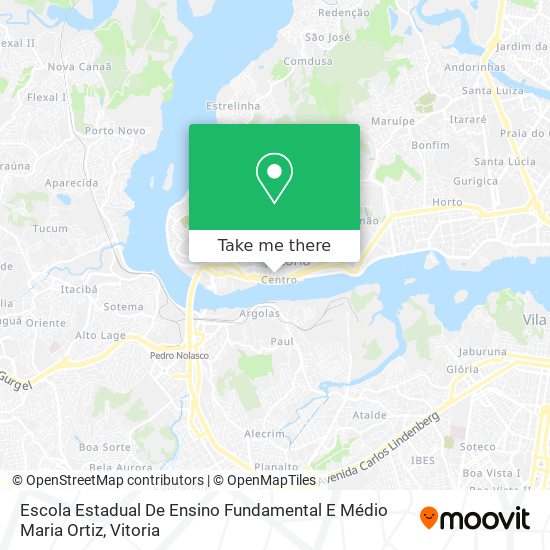 Escola Estadual De Ensino Fundamental E Médio Maria Ortiz map