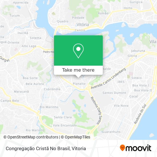 Congregação Cristã No Brasil map