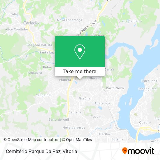 Cemitério Parque Da Paz map