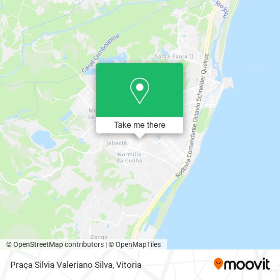 Praça Silvia Valeriano Silva map