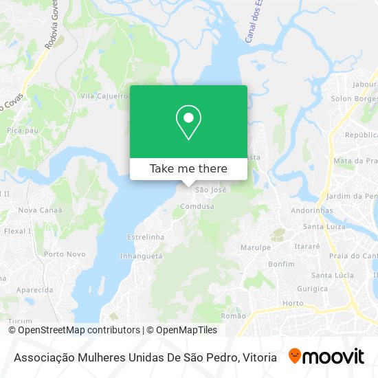 Associação Mulheres Unidas De São Pedro map