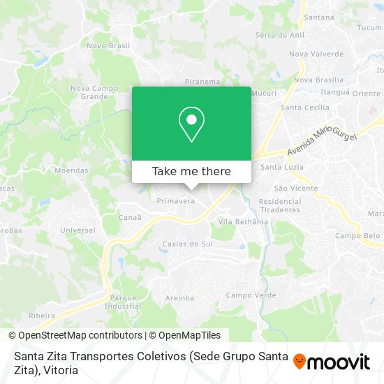 Santa Zita Transportes Coletivos (Sede Grupo Santa Zita) map