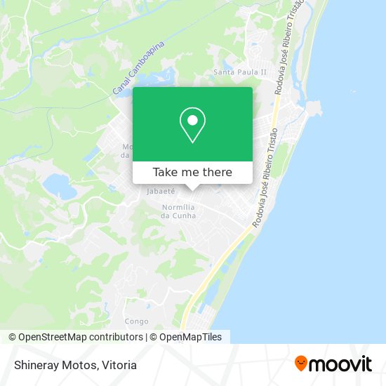 Shineray Motos map