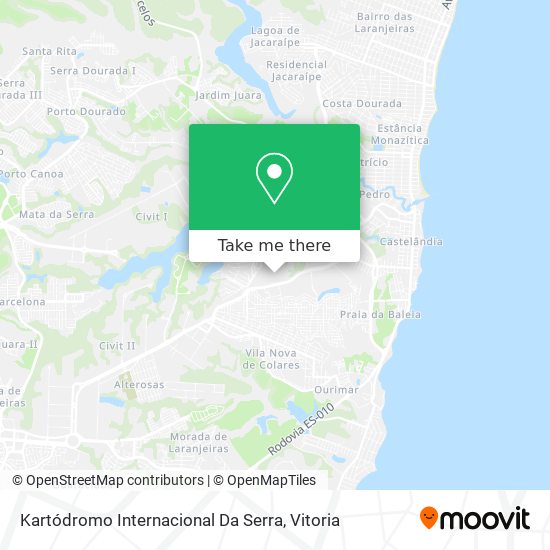 Kartódromo Internacional Da Serra map