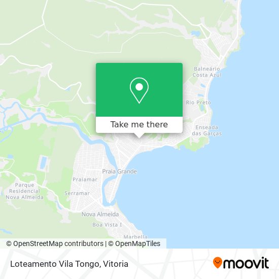 Mapa Loteamento Vila Tongo