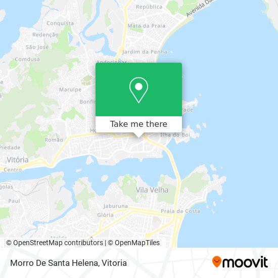 Morro De Santa Helena map