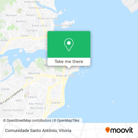 Comunidade Santo Antônio map