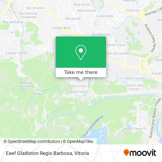 Eeef Gladiston Regis Barbosa map