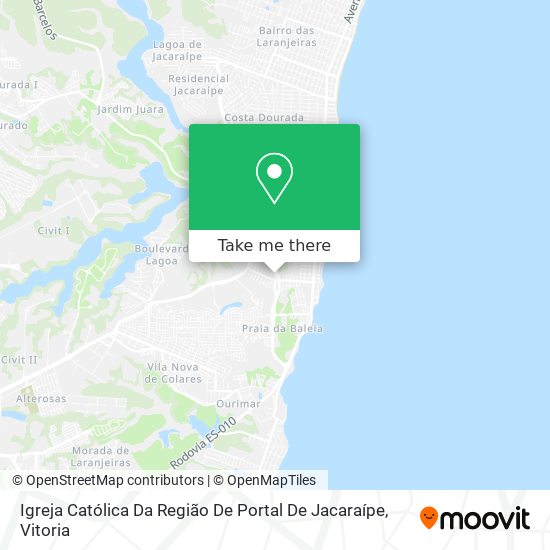 Igreja Católica Da Região De Portal De Jacaraípe map