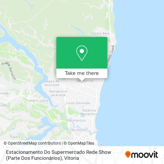 Estacionamento Do Supermercado Rede Show (Parte Dos Funcionários) map