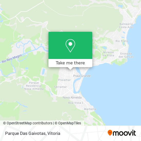 Parque Das Gaivotas map