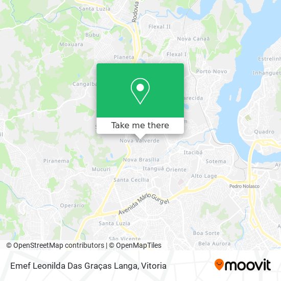 Emef Leonilda Das Graças Langa map