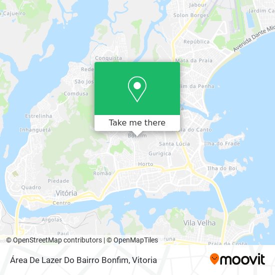 Área De Lazer Do Bairro Bonfim map