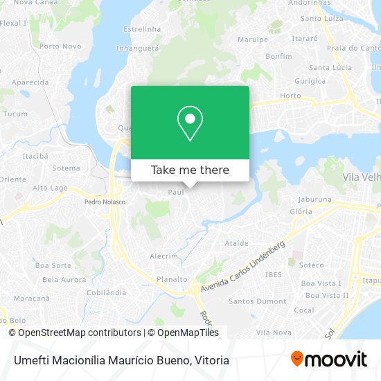 Umefti Macionília Maurício Bueno map