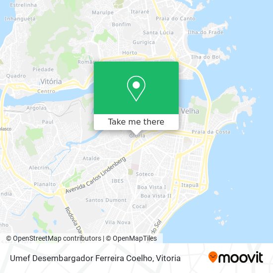Umef Desembargador Ferreira Coelho map