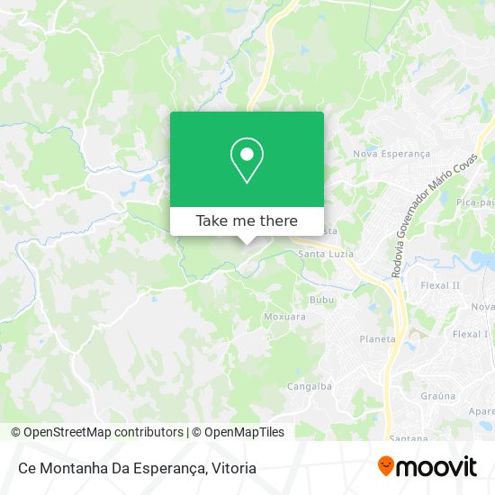 Ce Montanha Da Esperança map