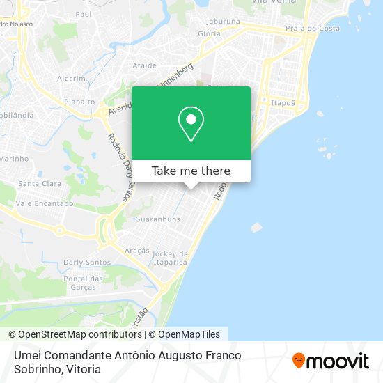 Umei Comandante Antônio Augusto Franco Sobrinho map