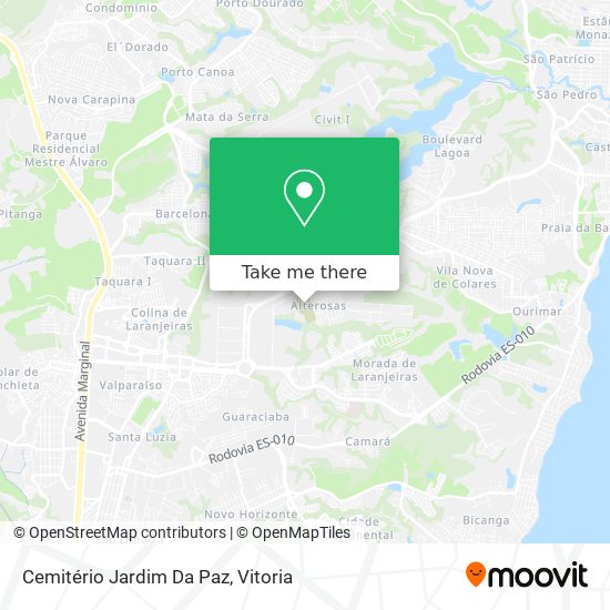 Cemitério Jardim Da Paz map