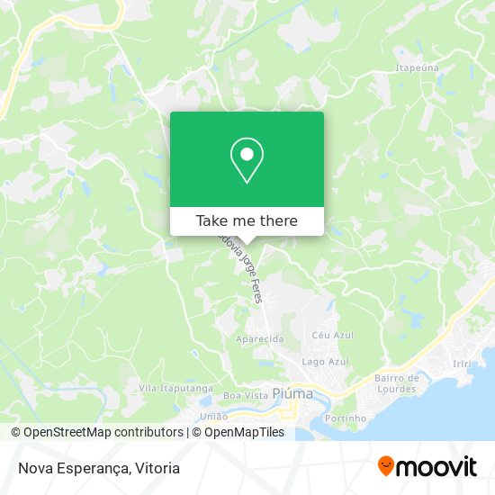 Nova Esperança map