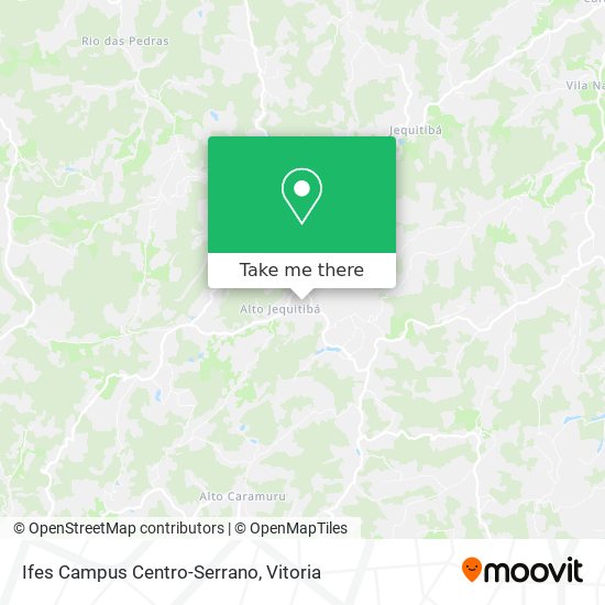 Ifes Campus Centro-Serrano map