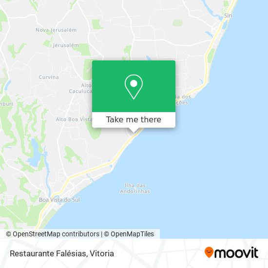 Restaurante Falésias map