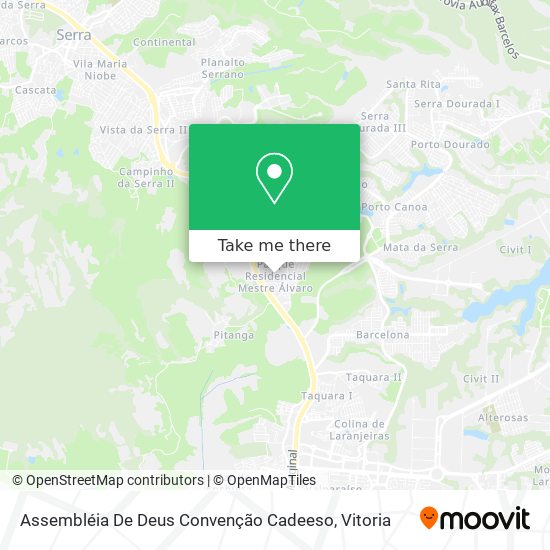 Assembléia De Deus Convenção Cadeeso map
