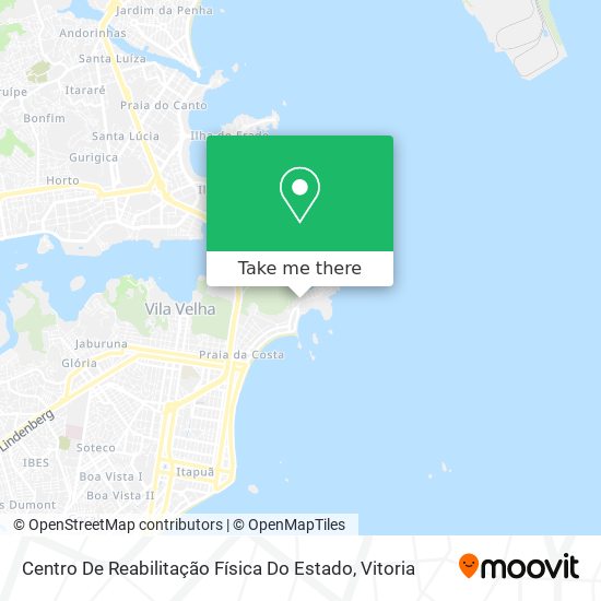 Centro De Reabilitação Física Do Estado map