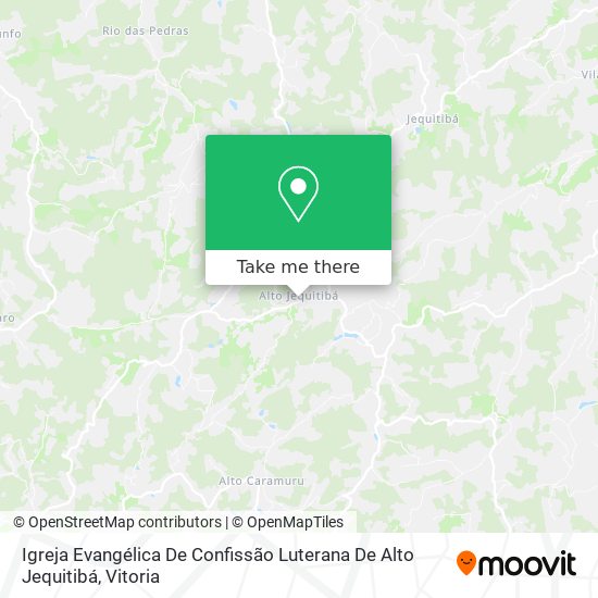 Igreja Evangélica De Confissão Luterana De Alto Jequitibá map