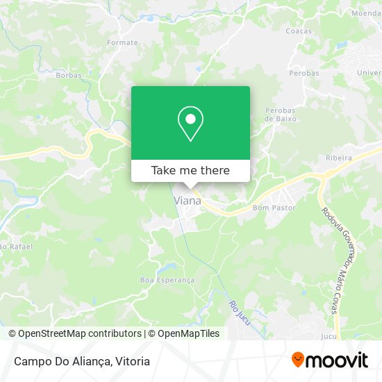 Campo Do Aliança map