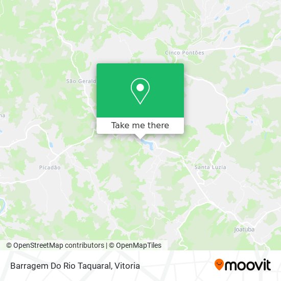 Barragem Do Rio Taquaral map