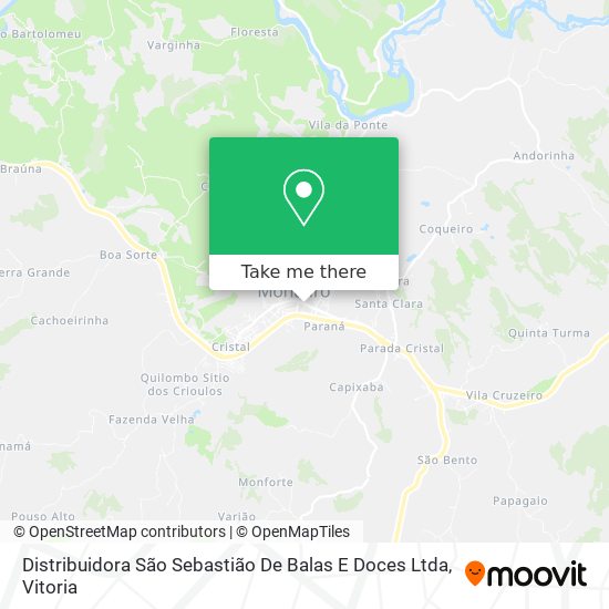 Distribuidora São Sebastião De Balas E Doces Ltda map