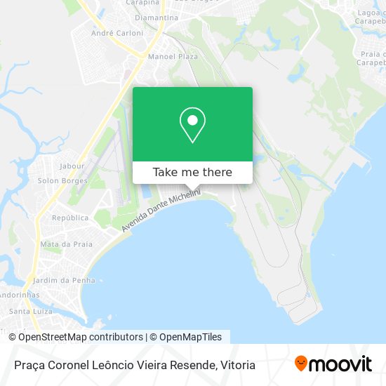 Praça Coronel Leôncio Vieira Resende map