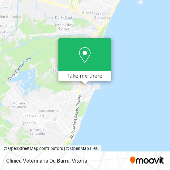 Clínica Veterinária Da Barra map